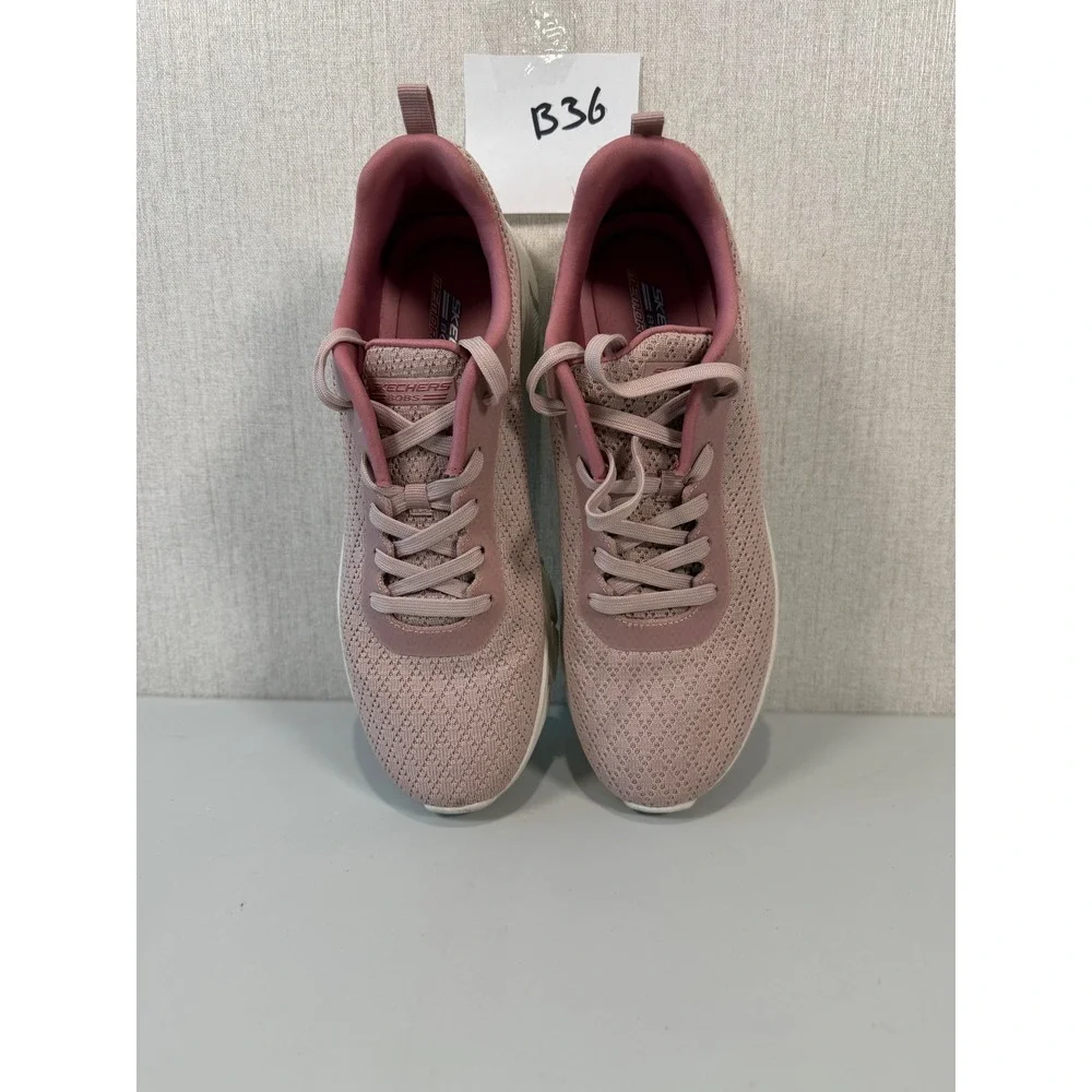 Skechers Women's BOBS Sport B Flex - Quick Pivot Sneaker Size 11 Blush Pink